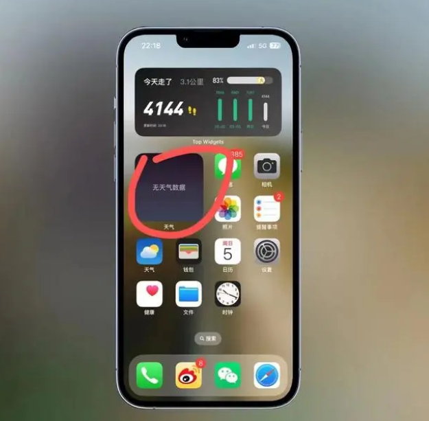临夏市苹果手机维修分享:iOS16主屏幕天气小组件无法正常工作怎么办？ 