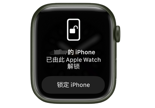 临夏市苹果手机维修分享用 AppleWatch 解锁配备面容 ID 的 iPhone方法 